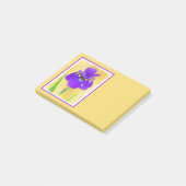 Paarse gekaarde irisschilderingen - Kute Original  Post-it® Notes (Schuin)