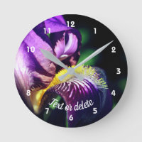 Paarse gekaarde irisventilator Petal, speciaal gep