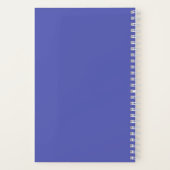 Paarse gekruiste Iris Floral Notitieboek (Achterkant)