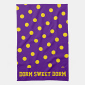 Paarse gele academieplots, school voor ontsteking theedoek (Verticaal)