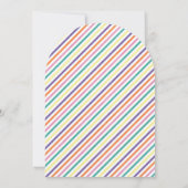 Paarse Gele Bagage Afscheidsfeest Uitnodiging (Achterkant)