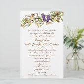 Paarse gele bijtende uitvindingen van gevechtsvoge (Staand voorkant)