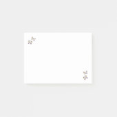 Paarse gele Butterflies Post Post-it® Notes (Voorkant)