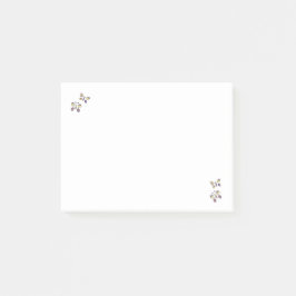 Paarse gele Butterflies Post Post-it® Notes