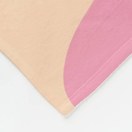 Paarse Gele Celestial Stripe Groovy Abstract Fleece Deken (Hoek)