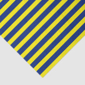 Paarse & Gele Complementaire Kleuren Strepen Tissuepapier (Detail)