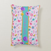 Paarse, gele en blauwgroen kleine meisjes zijn gep accent kussen (Achterkant (Verticaal))