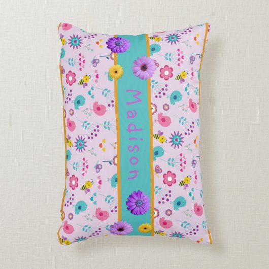 Paarse, gele en blauwgroen kleine meisjes zijn gep accent kussen (Voorkant(Verticaal))