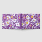 Paarse, gele en magenta Floral Gastenboek (Volledig)