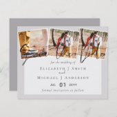 Paarse Gele Grijze Kleur Trends Budget Weddenschap (Voorkant / Achterkant)