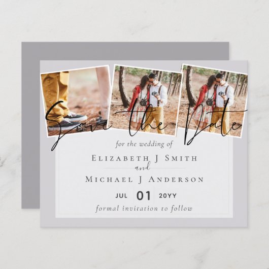 Paarse Gele Grijze Kleur Trends Budget Weddenschap (Voorkant / Achterkant)