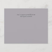 Paarse Gele Grijze Kleur Trends Budget Weddenschap (Achterkant)