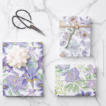 Paarse Gele Iris Floral Waterverf Inpakpapier Vel<br><div class="desc">Een prachtig paars en geel Iris floral design op deze papierbladen. Perfect voor verjaardagsjaren,  vrijgezellenfeesten,  bruiloften,  om het even welk geschenk voor haar.</div>