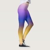 Paarse gele ombre leggings (Rechts)