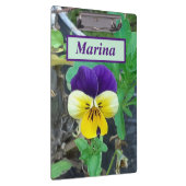 Paarse & Gele Pansy Klembord (Rechts)