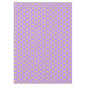 Paarse gele pokadots tafelkleed (Voorkant)