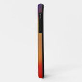 Paarse Gele Rood & Oranje Abstracte iphone 11 Hoes (Achterkant/links)