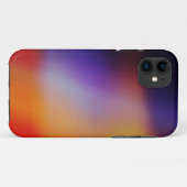 Paarse Gele Rood & Oranje Abstracte iphone 11 Hoes (Achterkant (horizontaal))