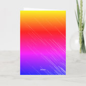 Paarse & Gele Rose Modern Boho Jubileum (Achterkant)