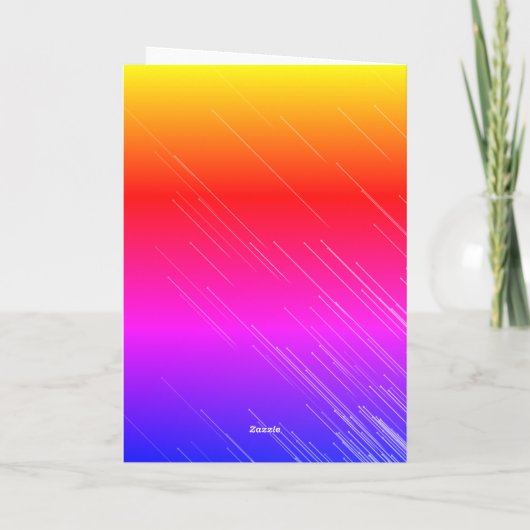 Paarse & Gele Rose Modern Boho Jubileum (Achterkant)