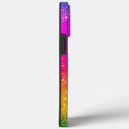 Paarse Gele Sparkle Moeder Foto Case-Mate iPhone Case (Achterkant / Rechts)