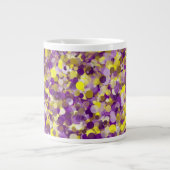 Paarse gele stip 20oz Mok (Voorkant)