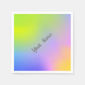 paarse gele verloop servet (Voorkant)