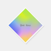 paarse gele verloop servet (Hoek)