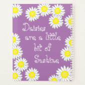 Paarse Gele Witte Dagen Planner (Achterkant)
