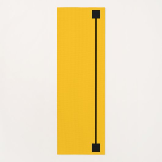 paarse & gele yogamat (Voorkant)