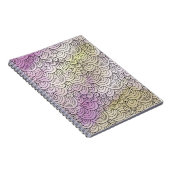 Paarse gele zeemeermin notitieboek (Rechterzijde)