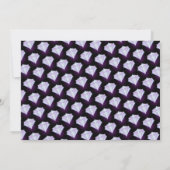 Paarse Gem Crystal Diamond Birthday Foto (Achterkant)