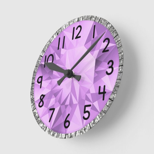 Paarse Gem Ronde Klok (Hoek)