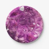 Paarse Gem Stone Paper Bord (Voorkant)