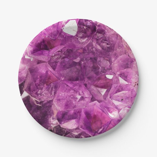 Paarse Gem Stone Paper Bord (Voorkant)