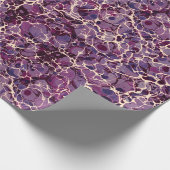 Paarse  gemarmerd papier (Hoek)
