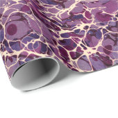 Paarse  gemarmerd papier (Rol Hoek)