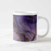 Paarse gemarmerde Jumbo Mok (Rechts)