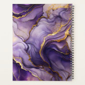 Paarse gemarmerde planner (Achterkant)