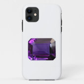 Paarse Gemstone-kroon Case-Mate iPhone Case (Achterkant)