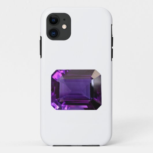 Paarse Gemstone-kroon Case-Mate iPhone Case (Achterkant)