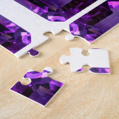 Paarse Gemstone-kroon Legpuzzel (Zijkant)