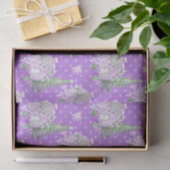 Paarse Gengistehuis Kerstmis Tissuepapier (Geschenk)