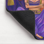 Paarse Genie Mousepad Muismat (Hoek)