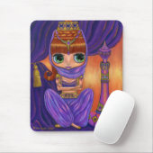 Paarse Genie Mousepad Muismat (Met muis)