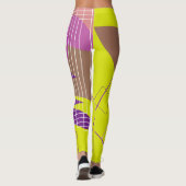 PAARSE GEO LEGGINGS (Achterkant)