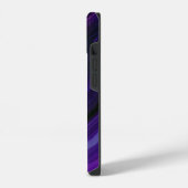 Paarse Geode met Werveling iPhone Hoesje (Linkerkant)