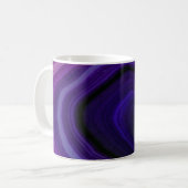Paarse Geode met Werveling Koffiemok (Voorkant links)