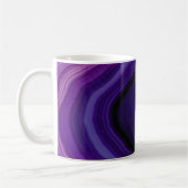 Paarse Geode met Werveling Koffiemok (Links)