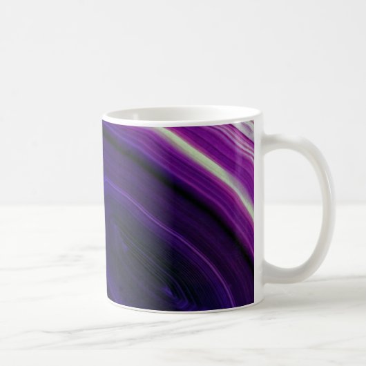 Paarse Geode met Werveling Koffiemok (Rechts)